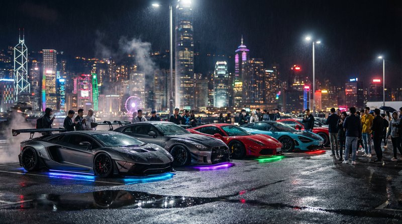 天美视频幕后花絮：深夜车聚